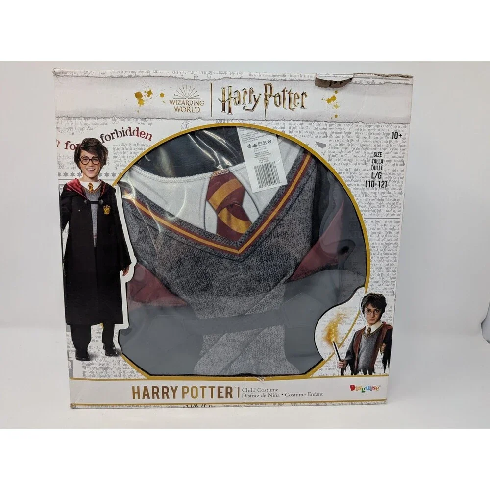 Disguise Harry Potter Gryffindor Robe Costume Kids L 10-12 Dark Academia New